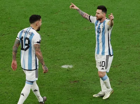 "La vieja guardia": el posteo de Otamendi en Instagram junto a Messi y Di María