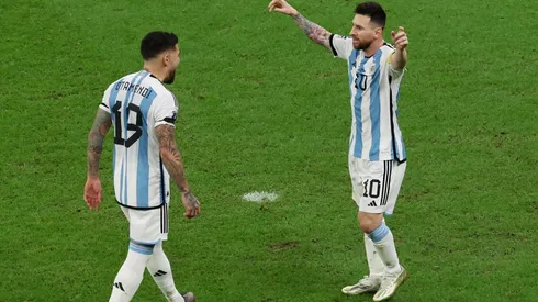 "La vieja guardia": el posteo de Otamendi en Instagram junto a Messi y Di María