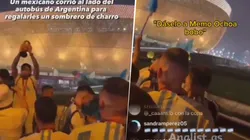 VIDEO | "Dáselo a Memo Ochoa, bobo": un jugador de la Selección se burló de un hincha mexicano