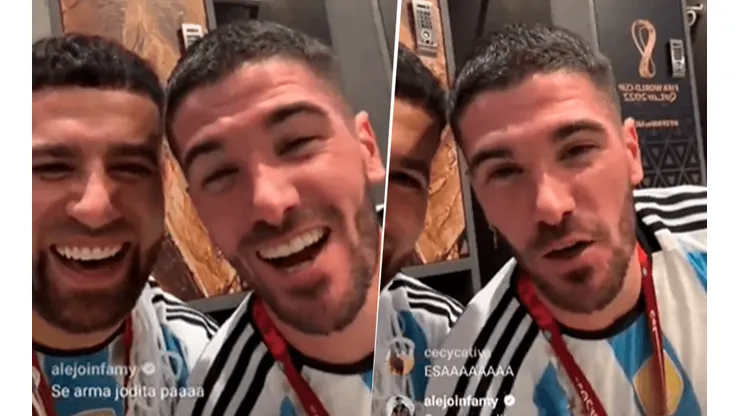 VIDEO | El mensaje de De Paul para los que dudaron: "Chúpenme bien la p..."