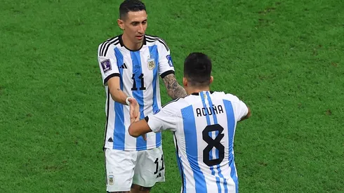 Di María salió reemplazado en el amanecer del segundo tiempo.