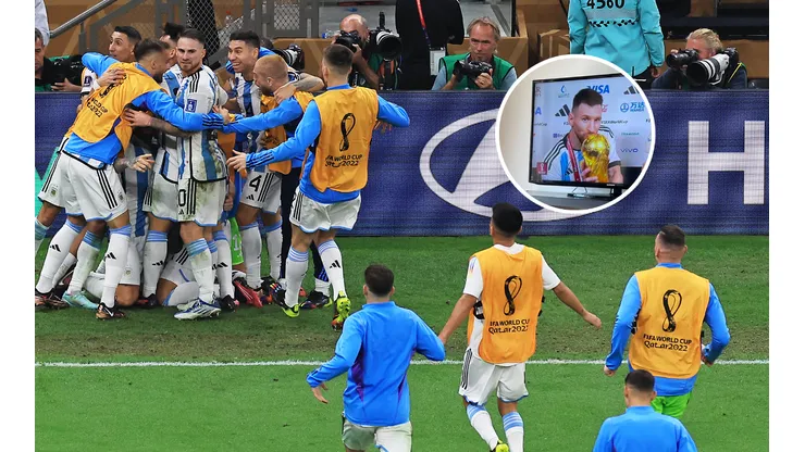 Es viral: la foto de Bilardo celebrando la consagración de Argentina en Qatar