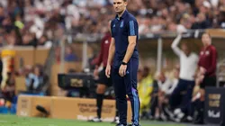 La histórica imagen de Scaloni tras ser campeón del mundo con la Selección