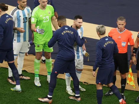 El saludo entre Messi y Mbappé que no se vio en la transmisión