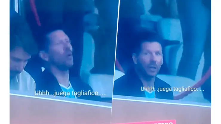 VIDEO | "¿Juega Tagliafico?": el lamento de Simeone tras conocer el XI de Argentina