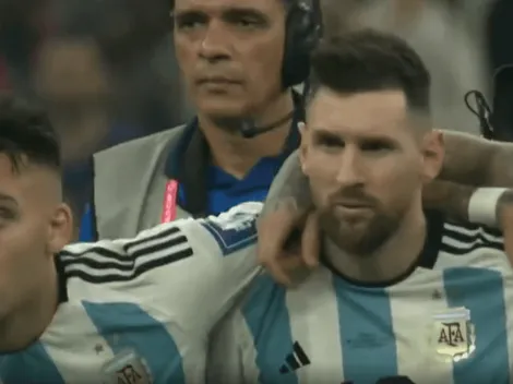 VIDEO | ¿Le habló a Diego? La reacción de Messi en los penales