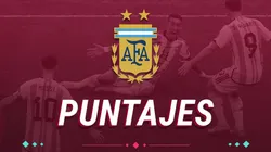 Los puntajes de Argentina vs. Francia.