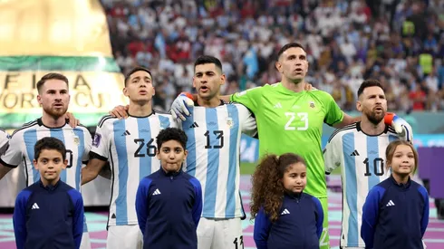 ¡Todos con Argentina! La original movida para cantar el Himno junto al plantel en la previa de la final