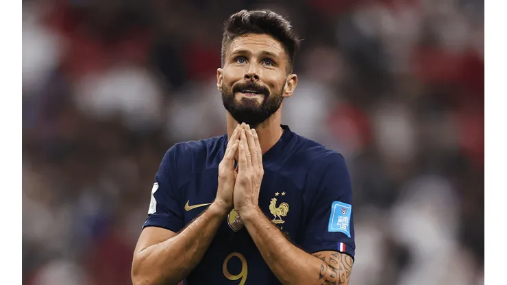 Olivier Giroud, uno de las figuras de Francia en la Copa del Mundo 2022