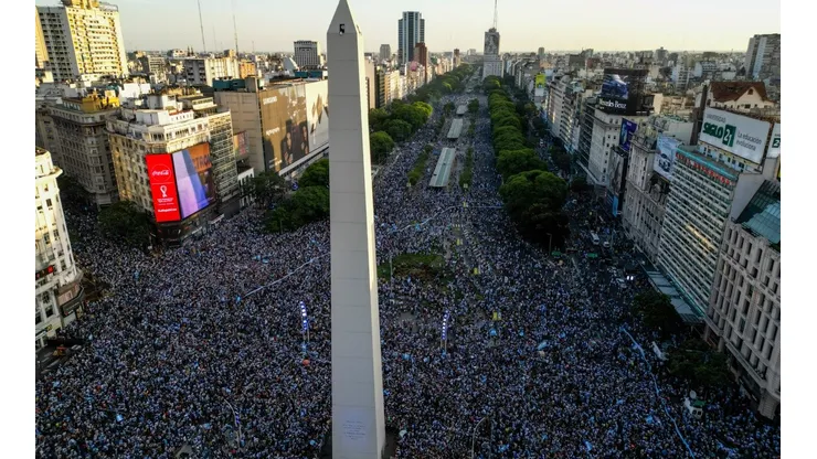 Fans Watch Argentina v Croatia in Buenos Aires - FIFA World Cup Qatar 2022