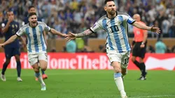 Lionel Messi anotó el primer gol de la gran final de Qatar 2022.