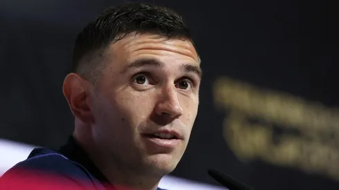 Dibu Martínez, arquero de la Selección Argentina.