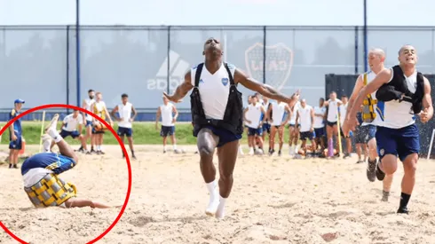 El blooper de un jugador de Boca en la pretemporada: "Si te caes, te levantas"