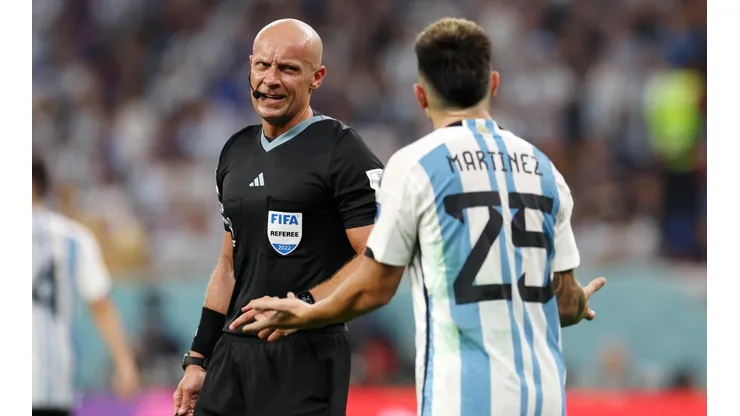 Szymon Marciniak, el árbitro de Argentina vs. Francia en Qatar 2022.