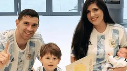 Revelan la frase que dijo el hijo del Dibu Martínez antes de la final