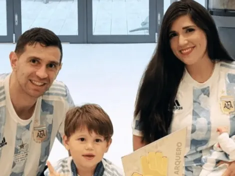 Revelan la frase que dijo el hijo del Dibu Martínez antes de la final