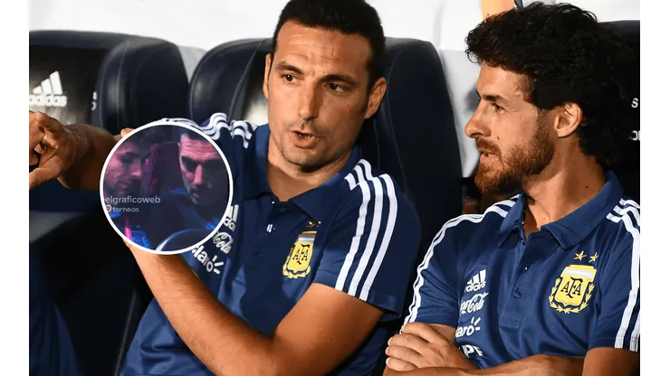 ¡Inédito! Aimar le mostró un video a Scaloni y el DT se sorprendió: "¿Eso es ahora?"