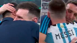 VIDEO | Lo hizo emocionar: la frase de Messi a Scaloni cuando se abrazaron
