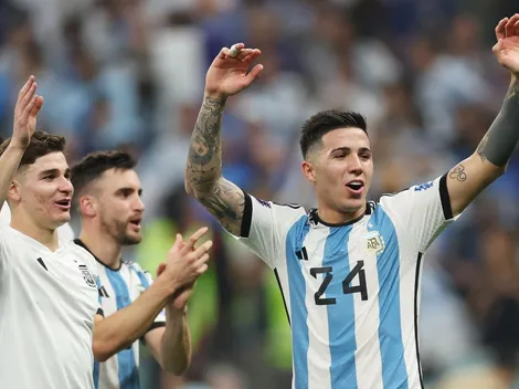 VIDEO | El gesto de Enzo Fernández en pleno festejo que enloqueció a los hinchas de River