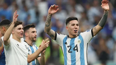 VIDEO | El gesto de Enzo Fernández en pleno festejo que enloqueció a los hinchas de River