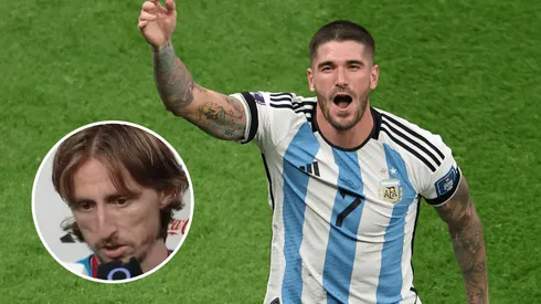 Modric cuestionó el arbitraje y De Paul salió al cruce siendo contundente: "Cada uno..."