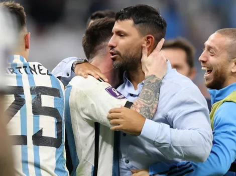 El tremendo regalo de Messi a Agüero tras la clasificación de Argentina a la final