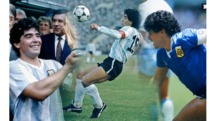 Diego Maradona en el Mundial 1986.