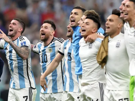 VIDEO | El grito de guerra de los jugadores apenas terminó el partido con Croacia