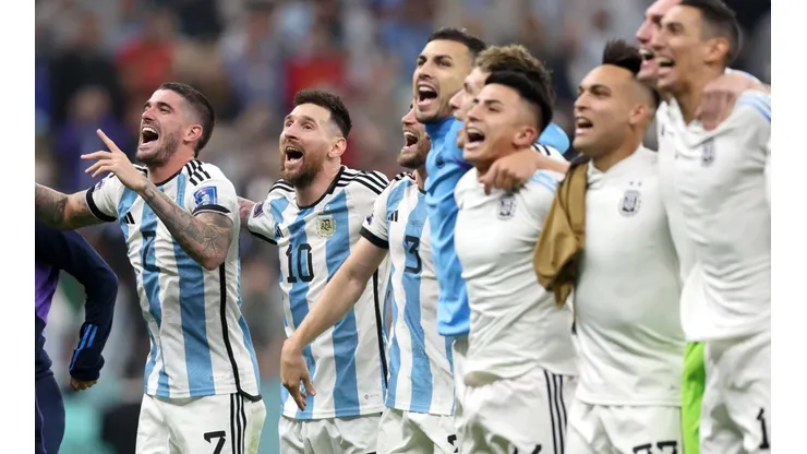 VIDEO | El grito de guerra de los jugadores apenas terminó el partido con Croacia