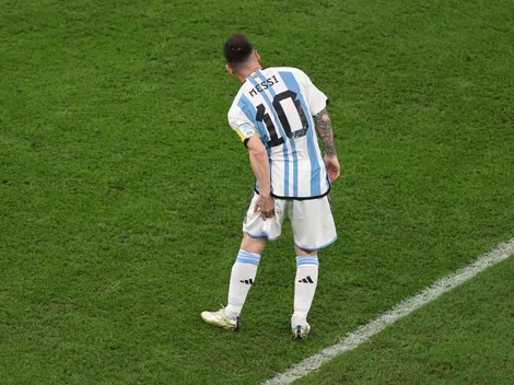 Preocupación total en Argentina: la molestia que sintió Messi en el primer tiempo