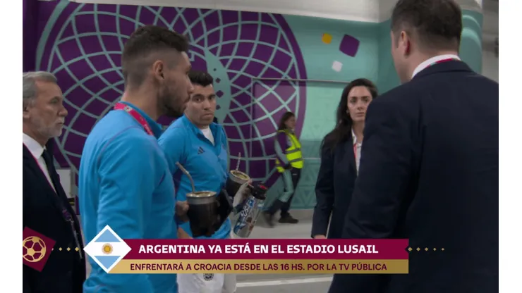VIDEO | ¿Qué pasó? Retuvieron a Acuña y Montiel en el ingreso de la Selección
