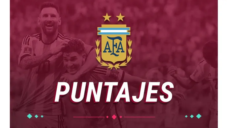 Los puntajes de Argentina vs. Croacia.