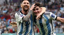 Messi le regaló su premio a Julián Álvarez: "Está por encima del resto"