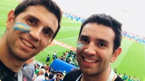 El hermano del Dibu mostró dónde estaba el arquero de la Selección en Rusia 2018