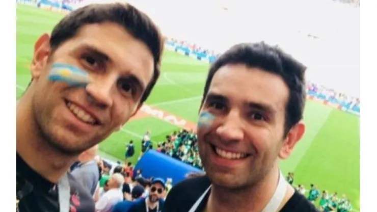 El hermano del Dibu mostró dónde estaba el arquero de la Selección en Rusia 2018