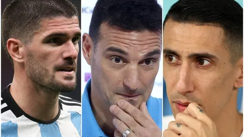 ¿Los arriesga con Croacia? Scaloni dio detalles sobre el estado físico de Di María y De Paul