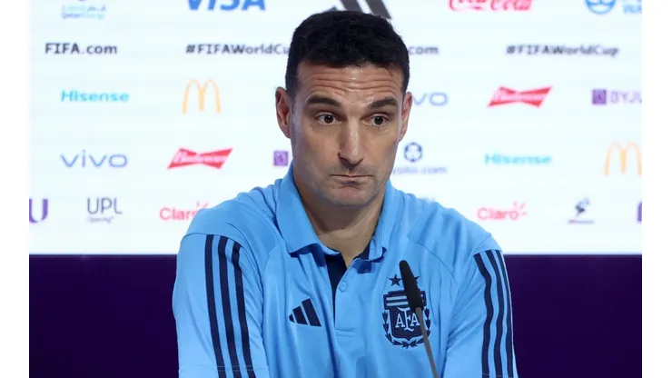 Scaloni, molesto por las críticas a la actitud de la Selección Argentina: "No compro eso"