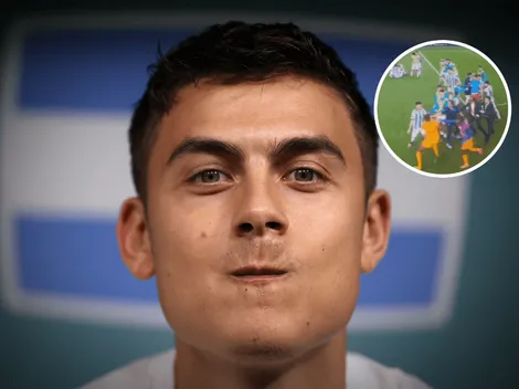 VIDEO | La cargada de Dybala a un futbolista neerlandés que se hizo viral