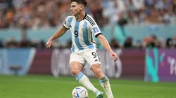 El tuit del Manchester City para Julián Álvarez en pleno Mundial