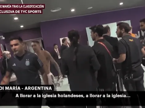 "A llorar a la iglesia": se conoció un nuevo video de Di María sacado contra los neerlandeses
