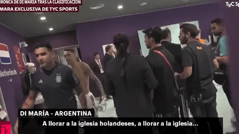 "A llorar a la iglesia": se conoció un nuevo video de Di María sacado contra los neerlandeses