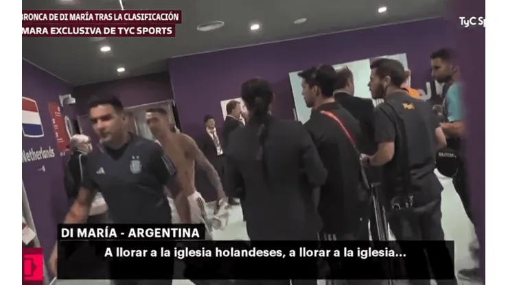 "A llorar a la iglesia": se conoció un nuevo video de Di María sacado contra los neerlandeses