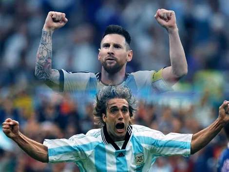 El mensaje de Messi para Batistuta tras alcanzarlo en goles: "Los haga quien los haga"