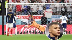 La polémica reacción que tuvo Mbappé luego de que Kane fallara el penal para Inglaterra