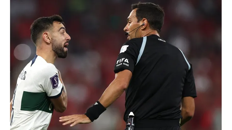 Bruno Fernandes también explotó contra Tello y Argentina tras la eliminación de Portugal