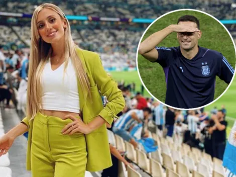 "Dale rey, dirigí vos": Morena Beltrán se enojó con un seguidor que criticó a Scaloni