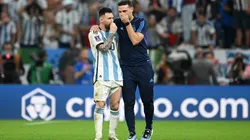 A Scaloni le preguntaron por la pelea Van Gaal-Messi y fue contundente