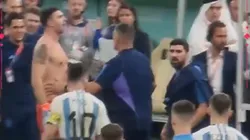 VIDEO | "Seguí hablando, payaso": así le dedicó el festejo Dibu Martínez a un neerlandés