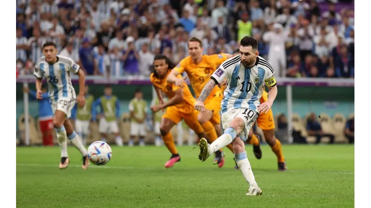 VIDEO | Messi desorientó al arquero y estiró la ventaja de penal