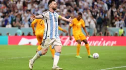 No se vio: el inédito gesto de Messi de cara a la gente tras su gol a Países Bajos